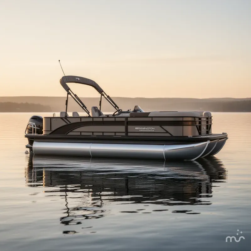 Slide: The Image of Bennington 22 S Stern Fishing 2025 - 0