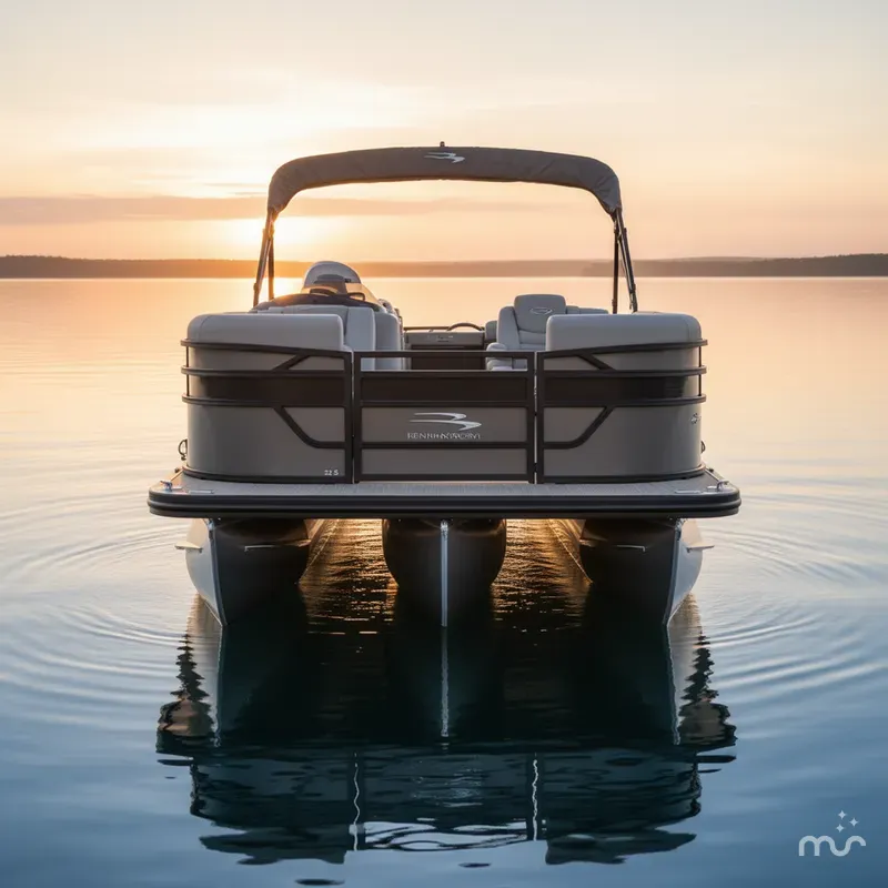 Slide: The Image of Bennington 22 S Stern Fishing 2025 - 2