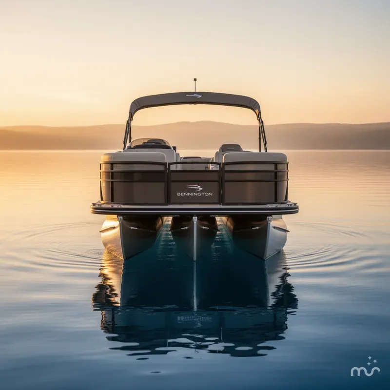 Slide: The Image of Bennington 22 S Stern Fishing 2025 - 3