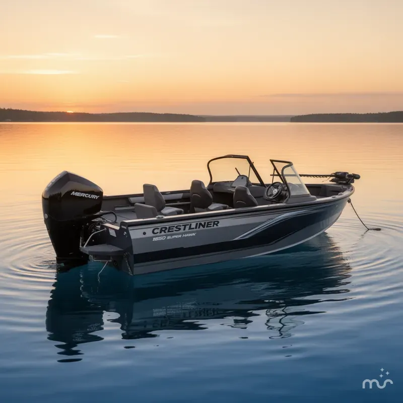 Slide: The Image of Crestliner 1850 Super Hawk 2025 - 2