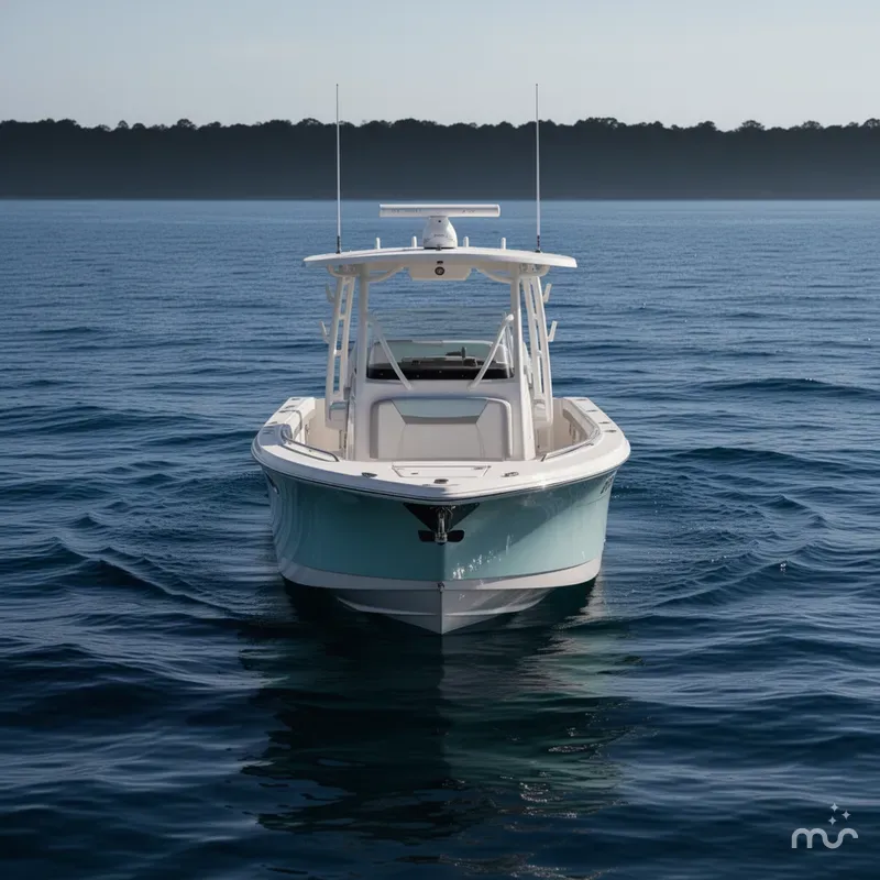 Slide: The Image of Robalo R317 Dual Console 2024 - 2