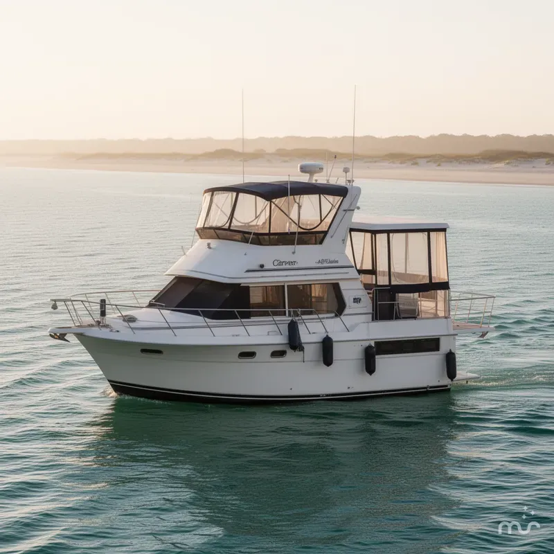 Slide: The Image of Carver 3807 Aft Cabin Motoryacht 1988 - 0