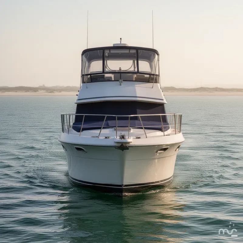 Slide: The Image of Carver 3807 Aft Cabin Motoryacht 1988 - 1