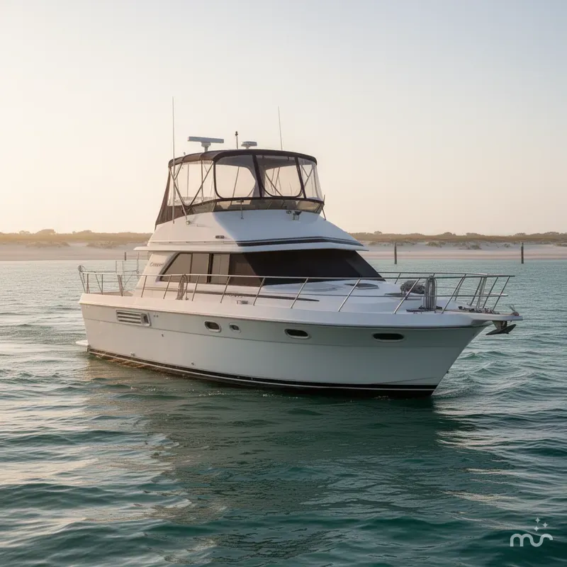 Slide: The Image of Carver 3807 Aft Cabin Motoryacht 1988 - 2