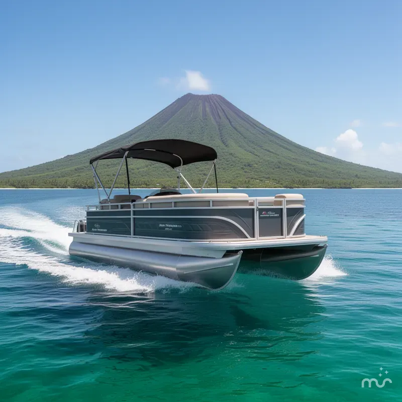 Slide: The Image of Sun Tracker Party Barge 20 DLX 2025 - 4