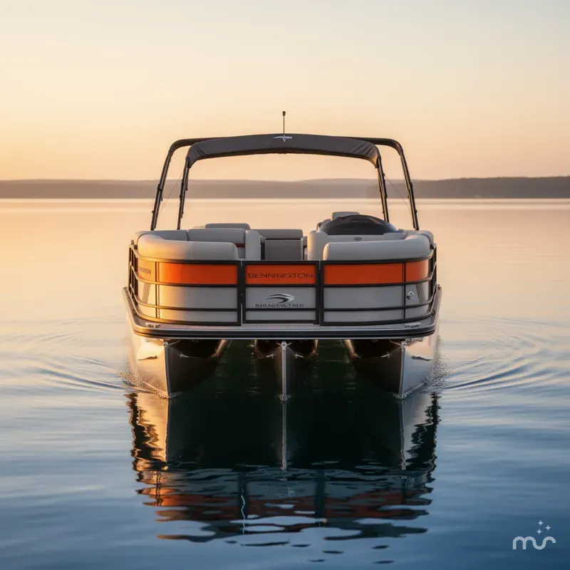 Slide: The Image of Bennington 22ML Cruise Tri-Toon Pontoon 2025 - 2