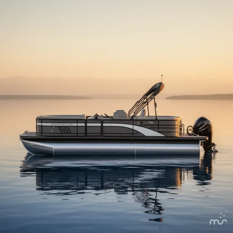 Slide: The Image of Bennington 23LSR SPS Tri-Toon Pontoon 2025 - 0