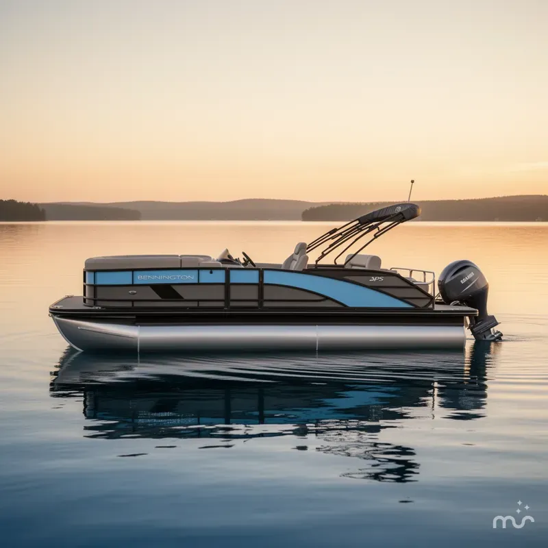 Slide: The Image of Bennington 22MSB SPS Tri-Toon Pontoon 2025 - 0
