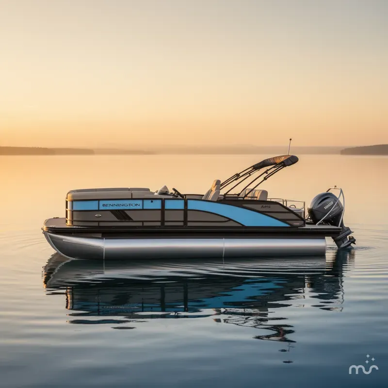 Slide: The Image of Bennington 22MSB SPS Tri-Toon Pontoon 2025 - 2