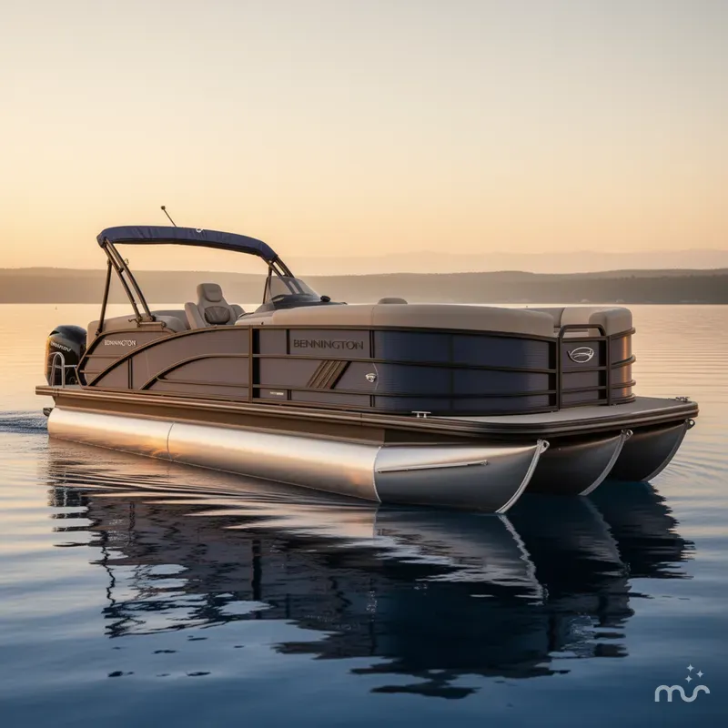 Slide: The Image of Bennington 22MFB Tri-Toon Pontoon 2025 - 0