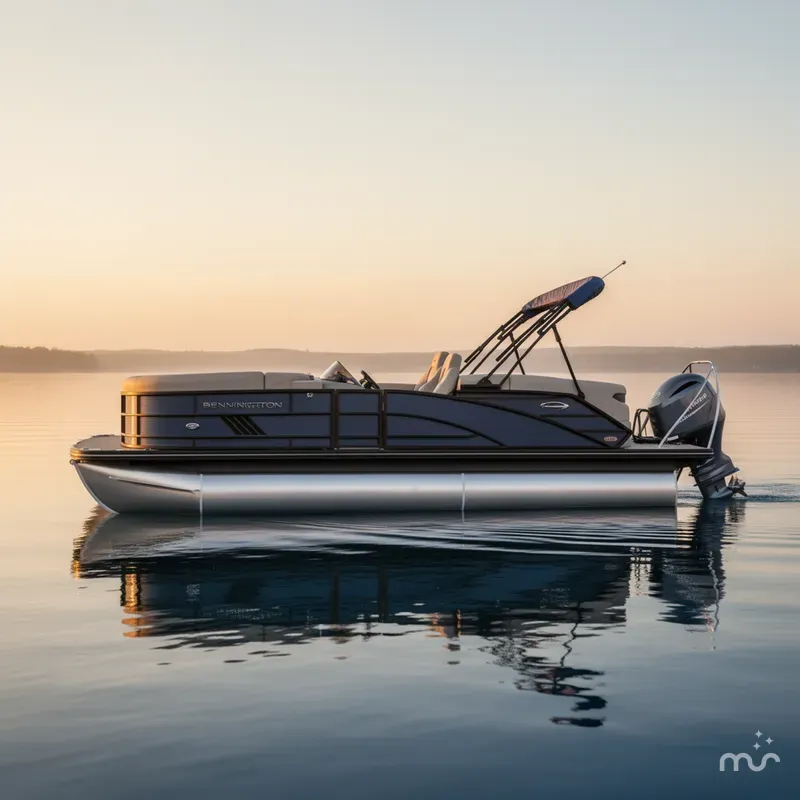 Slide: The Image of Bennington 22MFB Tri-Toon Pontoon 2025 - 1