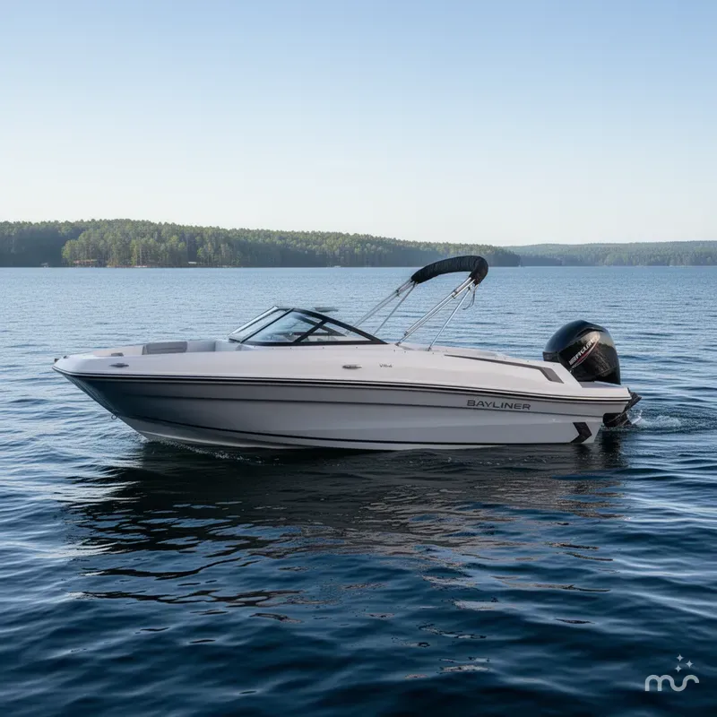 Slide: The Image of Bayliner VR4 Bowrider OB 2025 - 1