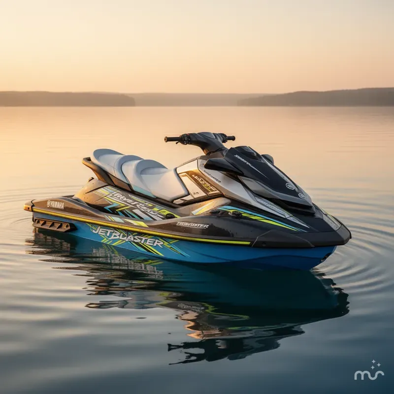 Slide: The Image of Yamaha WaveRunners JetBlaster Pro 3-Up 2025 - 1
