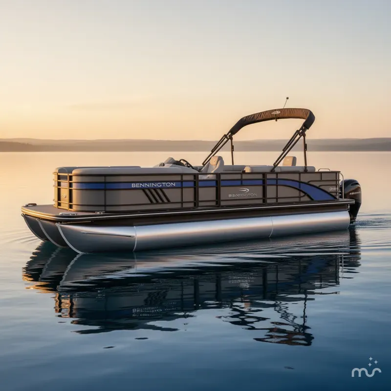 Slide: The Image of Bennington 23 LSAPG Tri-Toon Pontoon 2024 - 0