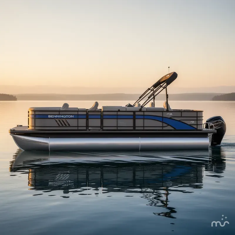 Slide: The Image of Bennington 23 LSAPG Tri-Toon Pontoon 2024 - 1