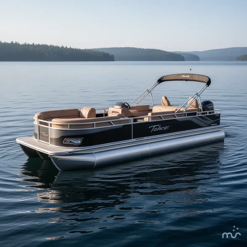 Slide: The Image of Tahoe Sport 2385 Rear Fish Tritoon & Honda 4-Stroke EFI 2025 - 1
