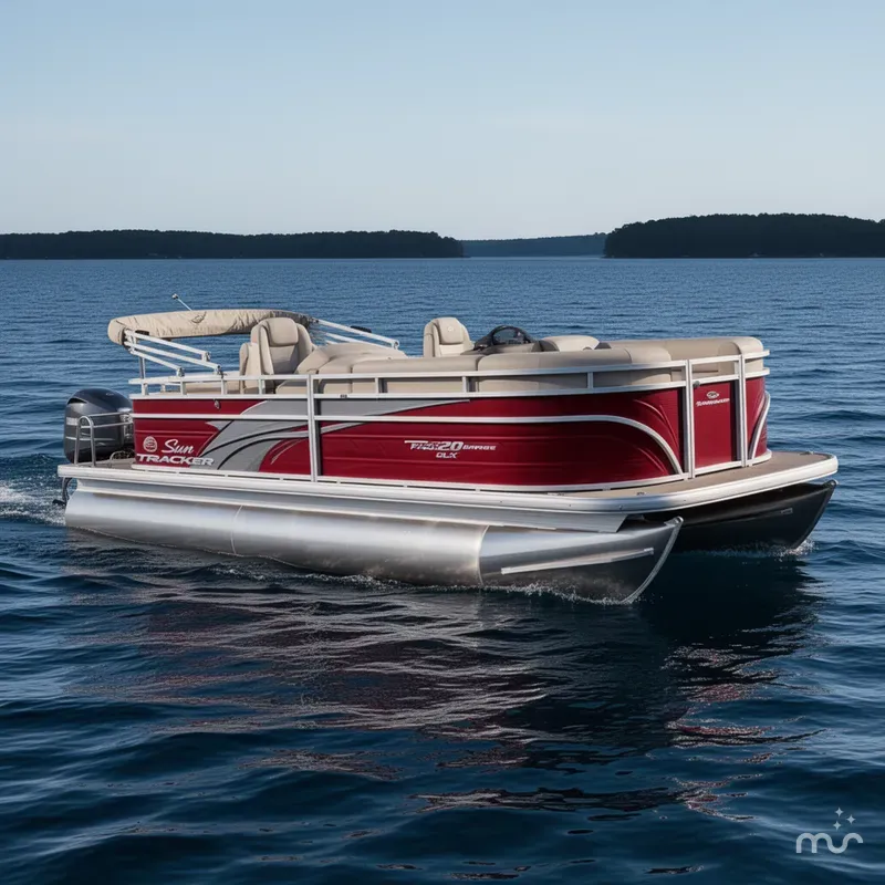 Slide: The Image of Sun Tracker Party Barge 20 DLX 2025 - 0