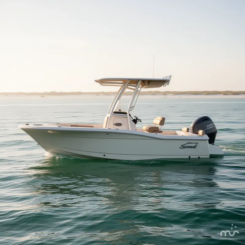 Slide: The Image of Scout 195 Sportfish 2022 - 2