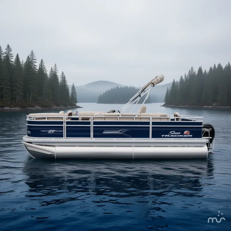 Slide: The Image of Sun Tracker Fishin' Barge 20 DLX 2025 - 2