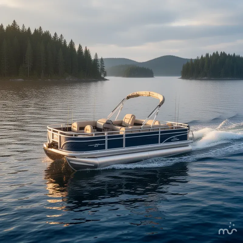 Slide: The Image of Sun Tracker Fishin' Barge 20 DLX 2025 - 4
