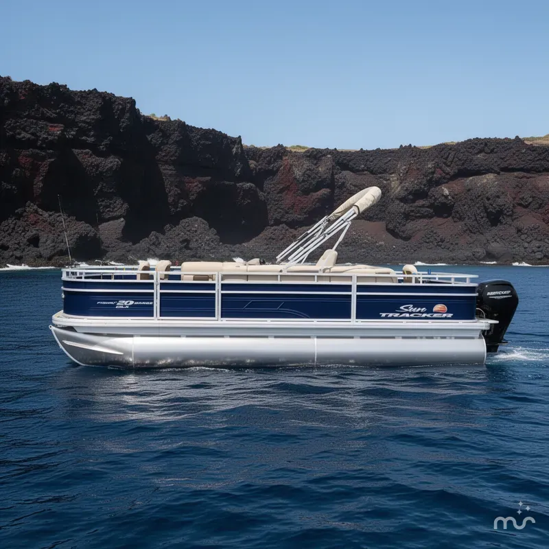 Slide: The Image of Sun Tracker Fishin' Barge 20 DLX 2025 - 2
