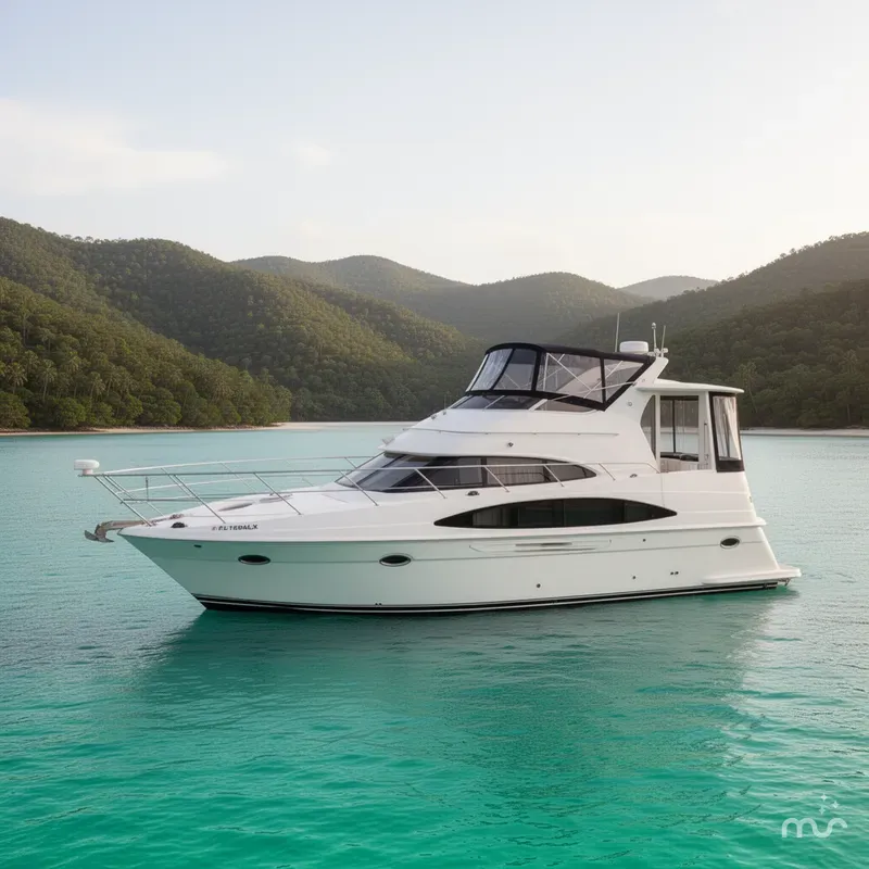 Slide: The Image of Carver Yachts 396 Motor Yacht 2000 - 2