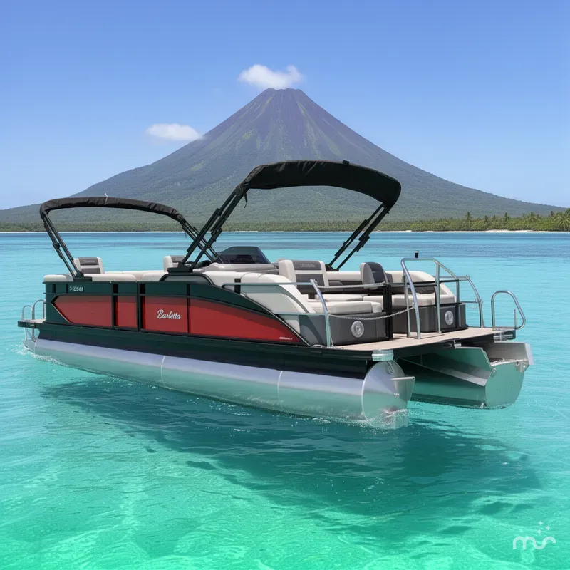The Image of Barletta Cabrio Mid-Lounge C24M w/ 200HP Mercury! 2025 - 0
