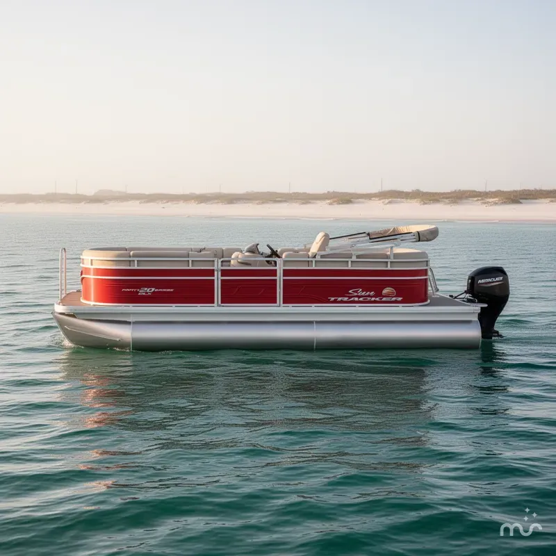 Slide: The Image of Sun Tracker Party Barge 20 DLX 2025 - 0