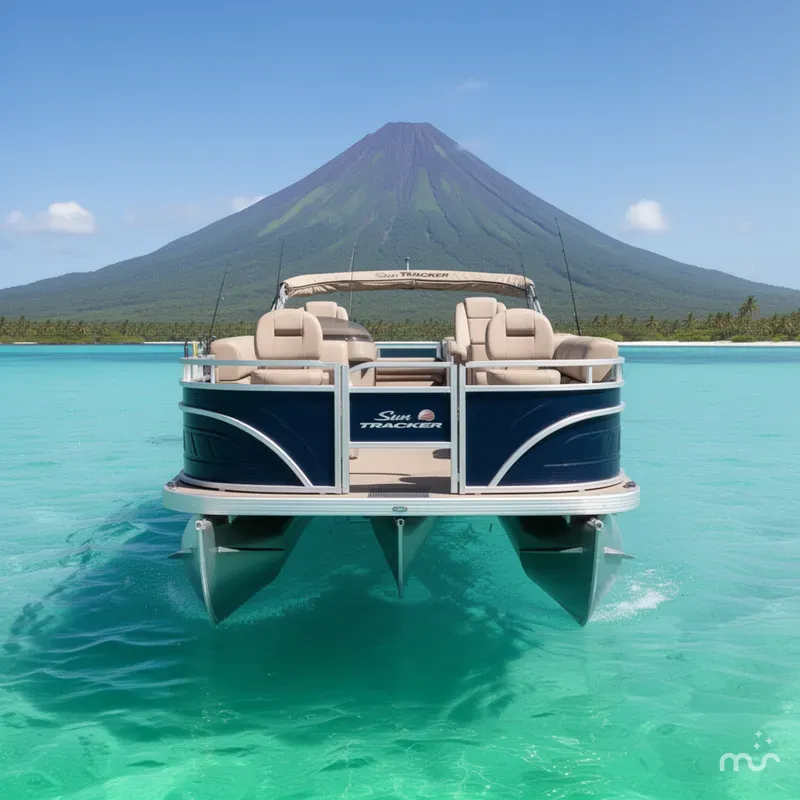 Slide: The Image of Sun Tracker Fishin' Barge 20 DLX 2025 - 1
