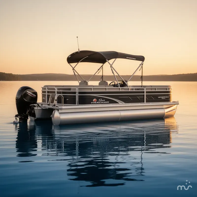 Slide: The Image of Sun Tracker SportFish 22 DLX 2025 - 0