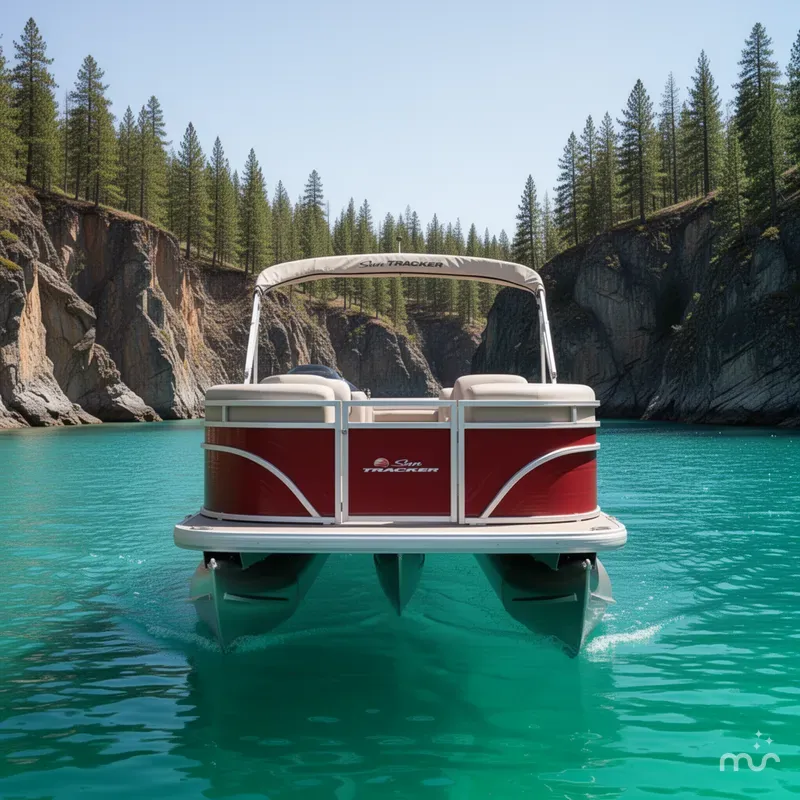 Slide: The Image of Sun Tracker Party Barge 20 DLX 2025 - 3
