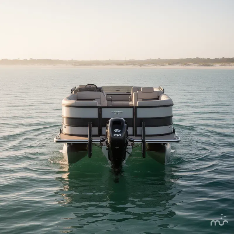 Slide: The Image of Bentley Pontoons Legacy QSB 2025 - 2