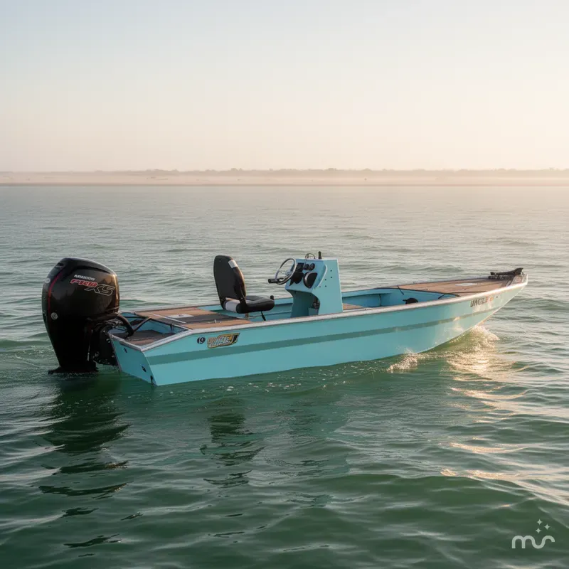 Slide: The Image of Custom Uncle J 19 Bay Center Console Aluminum 2022 - 0