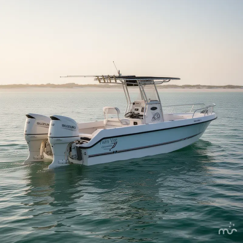 Slide: The Image of Twin Vee 22 Awesome 22 Center Console 2020 SUZUKI 140s 2005 - 0