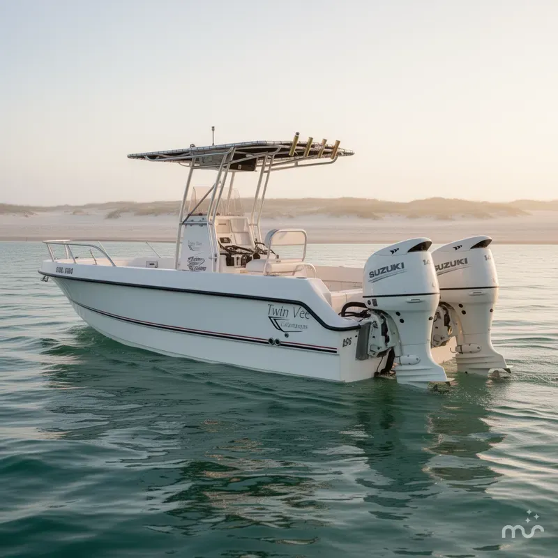 Slide: The Image of Twin Vee 22 Awesome 22 Center Console 2020 SUZUKI 140s 2005 - 1