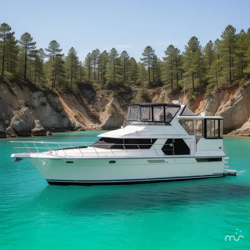 The Image of Carver Yachts 440 Aft Cabin Motor Yacht 1994 - 0