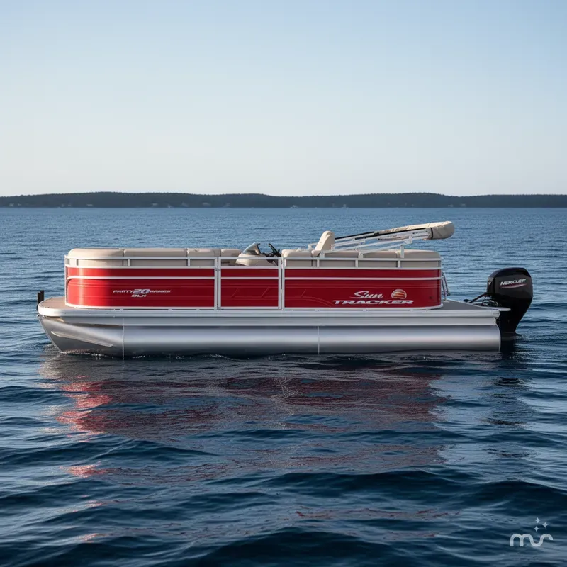 Slide: The Image of Sun Tracker Party Barge 20 DLX 2025 - 0