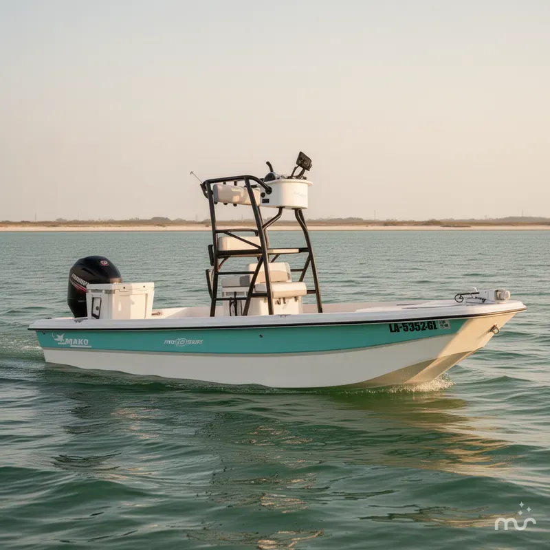 Slide: The Image of Mako Pro Skiff 19 CC Top Drive 2018 - 0