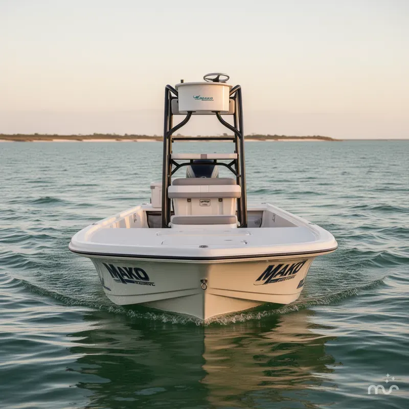 Slide: The Image of Mako Pro Skiff 19 CC Top Drive 2018 - 1