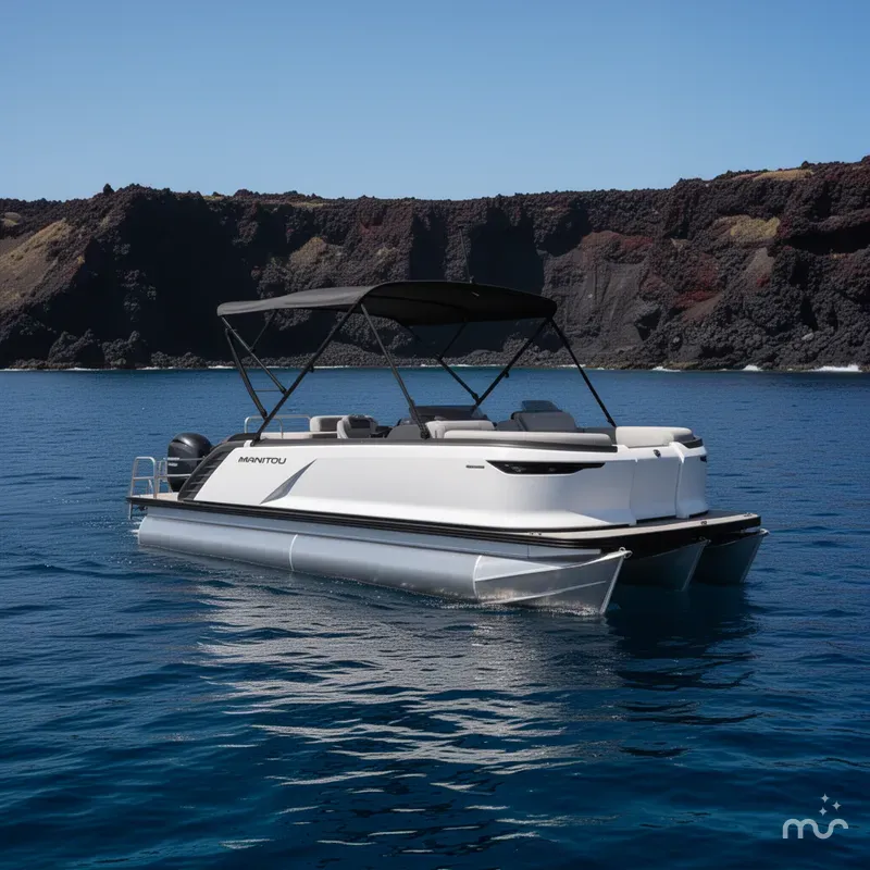 The Image of Manitou 20 CRUISE MAX Deck With 150hp Rotax Stealth Motor 2025 - 0