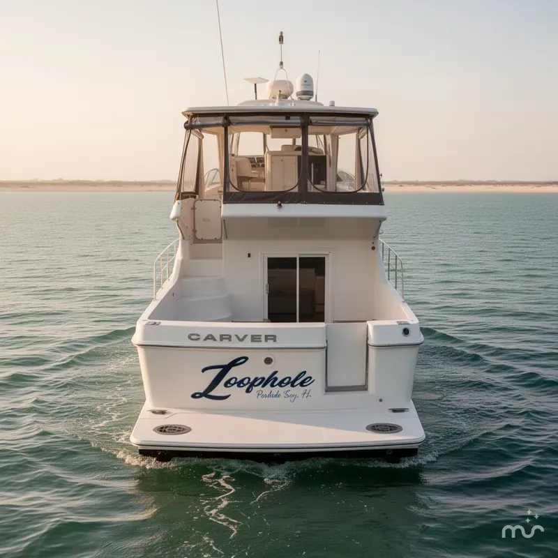 Slide: The Image of Carver 41 Cockpit Motor Yacht 2005 - 1