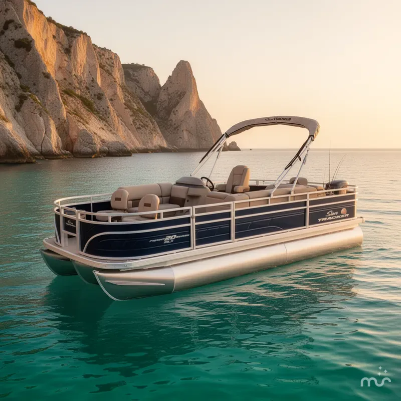 The Image of Sun Tracker Fishin' Barge 20 DLX 2025 - 0