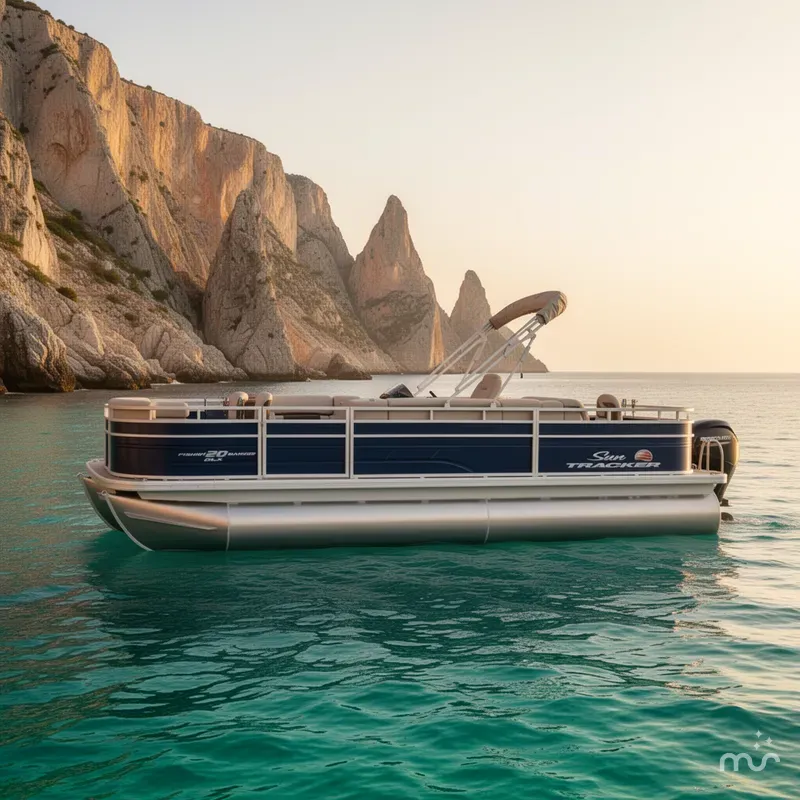 Slide: The Image of Sun Tracker Fishin' Barge 20 DLX 2025 - 2