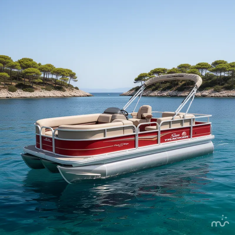 The Image of Sun Tracker Party Barge 18 DLX 2025 - 0