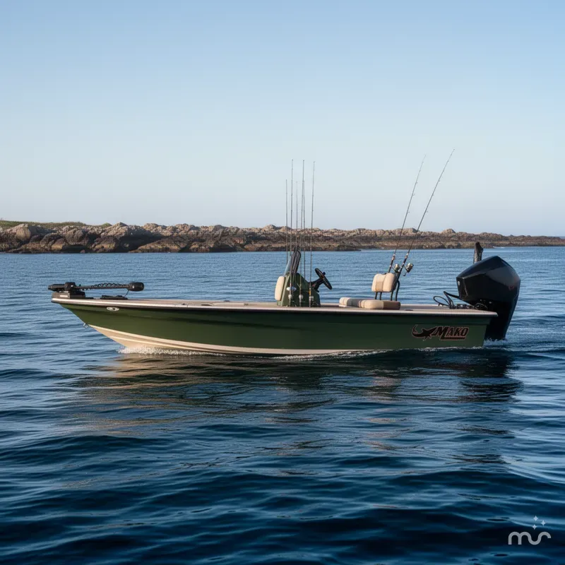 Slide: The Image of Mako 18 Pro Skiff Backwater Edition 2025 - 2