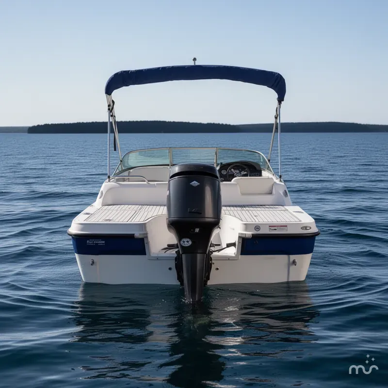 Slide: The Image of Bayliner 217 Deck Boat 2007 - 2