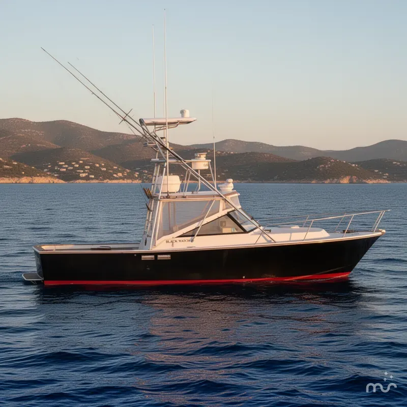 Slide: The Image of Black Watch 30 Sportfish Convertible 1988 - 2