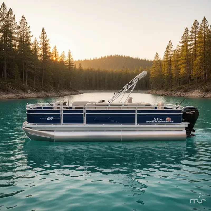 Slide: The Image of Sun Tracker Fishin' Barge 20 DLX 2025 - 2