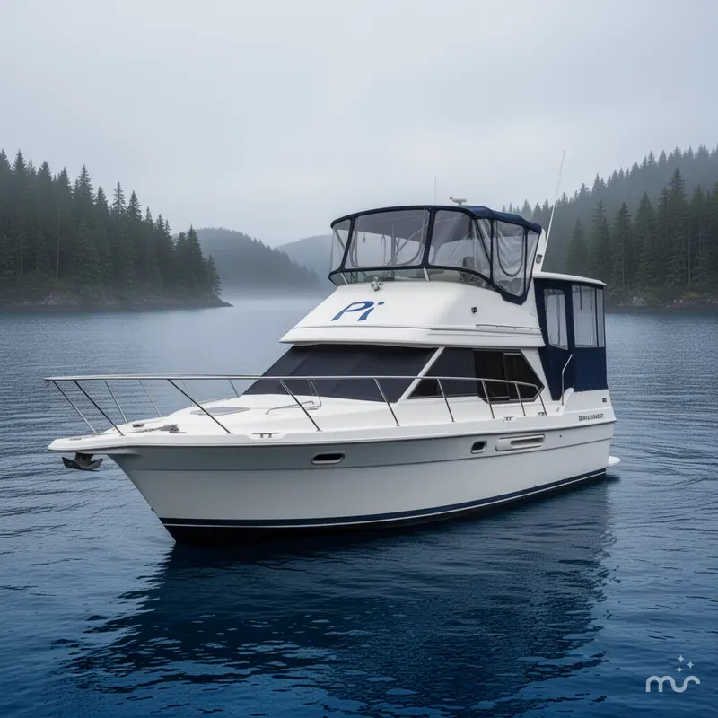 Slide: The Image of Bayliner 4087 Aft Cabin Motoryacht 1999 - 2