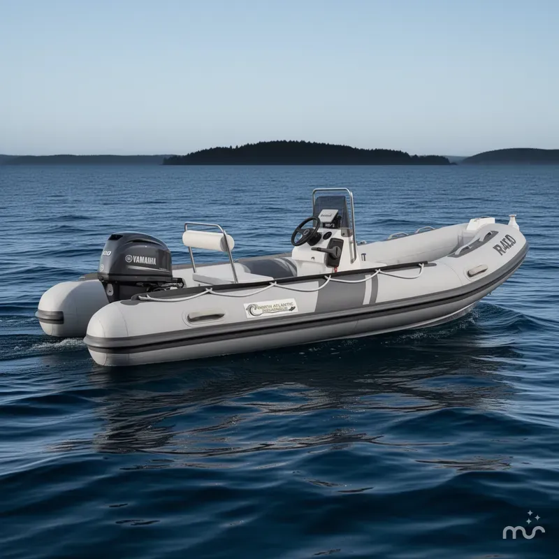 Slide: The Image of North Atlantic Inflatables RIB420 2021 - 0